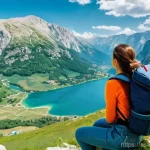 Home 6 몬테네그로 비행기 노선 - **Prompt for exploring Montenegro's interior from Podgorica:**
"A vibrant, realistic image captu...